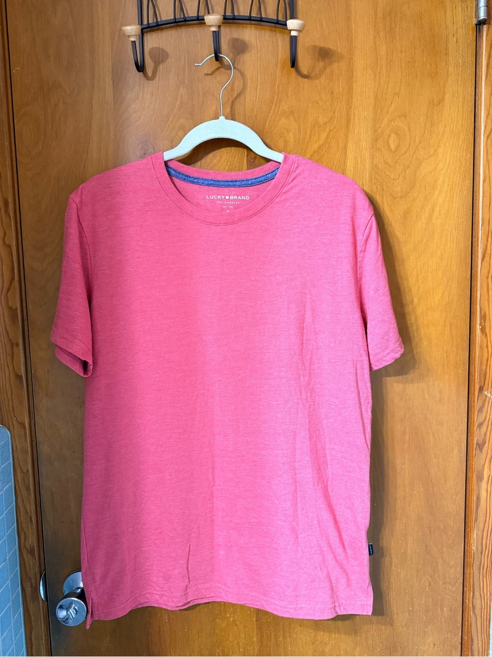Lucky Brand Men’s Heather Rose Crewneck T-Shirt